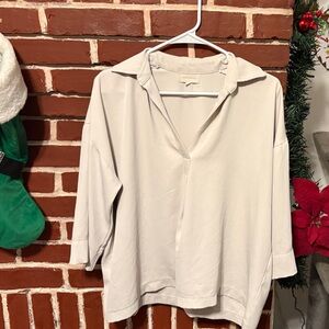 MELLODAY Cream Blouse